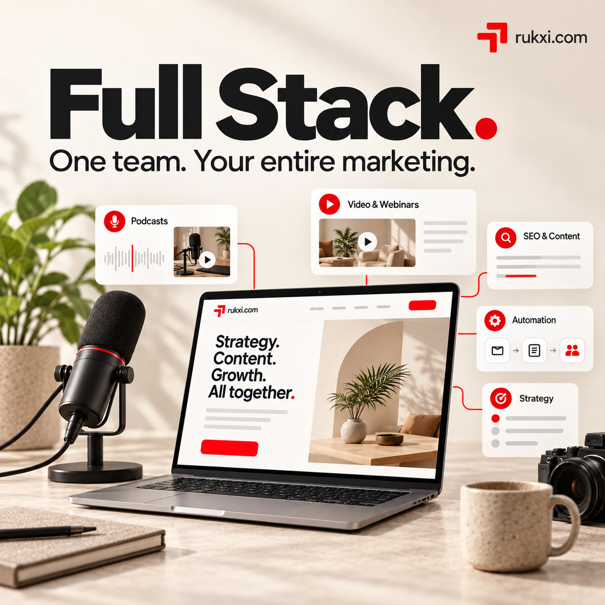 Full Stack: Monthly Marketing Retainer